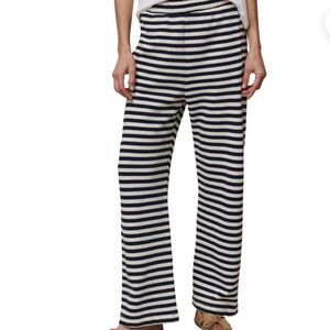 The Great THE VICTORY SWEATPANT IN NAVY SAILOR STRIPE size 2